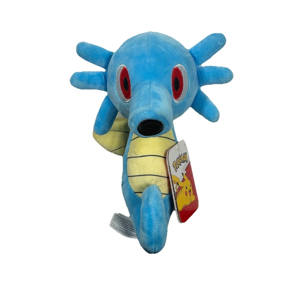 Jazwares Pokemon Plush HORSEA 8" Inch Stuffed Animal Plush Toy New HTF